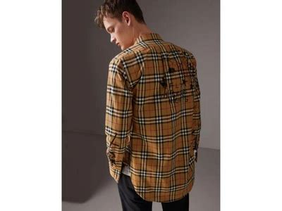 burberry x kris wu vintage check cotton shirt|Burberry Vintage Check Cotton Shirt .